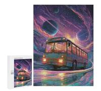 Jigsaw Puzzles 500 PCS for Teenagers Space Bus Adventure Jigsaws for Adults Puzzle Enhance Memory Educational Challenge Stress Reduction Gifts 500 PCS