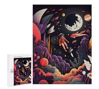 Jigsaw Puzzles 500 PCS for Teenagerss Astronaut Little Girl Jigsaws for Adults Toy Wall Decor Difficult Hard Challenging To Complete 500 PCS