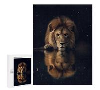 Jigsaw Puzzles 500 PCS for Teenagerss Beautiful Magical Lion Jigsaws for Adults Hands-on Game But Fun And Humorous Birthday Present, Gifts, 500 PCS