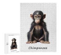 Jigsaw Puzzles 500 PCS for Teenagerss Chimpanzee Baby Jigsaws for Adults Toy Wall Decor Difficult Hard Challenging To Complete 500 PCS
