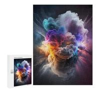 Jigsaw Puzzles 500 PCS for Teenagerss Colorful Cloud Burst Jigsaw for Adults Hands-on Game Wall Art Challenging To Complete 500 PCS