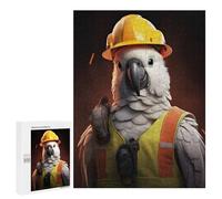 Jigsaw Puzzles 500 PCS for Teenagerss Construction Cockatoo Jigsaws for Adults Toy Wall Decor Difficult Hard Challenging To Complete 500 PCS