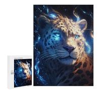 Jigsaw Puzzles 500 PCS for Teenagerss Cosmic Celestial Cheetah Jigsaw for Adults Hands-on Game But Fun And Humorous for Birthday, Chrismas 500 PCS