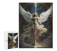 Jigsaw Puzzles 500 PCS for Teenagerss Divine Archangel Jigsaws for Adults Relax Games Precision Cutting Deal As Gifts for The Whole Family 500 PCS