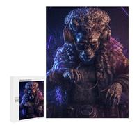 Jigsaw Puzzles 500 PCS for Teenagerss DJ Lion Beyond Reality Jigsaw for Adults Hands-on Game Wall Art Challenging To Complete 500 PCS