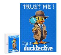 Jigsaw Puzzles 500 PCS for Teenagerss Ducktective Duck Goose Jigsaw for Adults DIY Toys Analysis And Logic Deal As Gifts for The Whole Family 500 PCS
