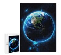 Jigsaw Puzzles 500 PCS for Teenagerss Earth Glow Jigsaw for Adults DIY Toys But Fun And Humorous Educational Challenge 500 PCS