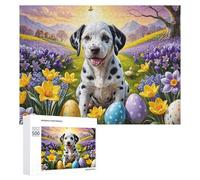 Jigsaw Puzzles 500 PCS for Teenagerss Easter Egg Hunt with Dalmatian Jigsaws for Adults Hands-on Game But Fun And Humorous Deal As Gifts for The Whole Family 500 PCS