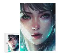 Jigsaw Puzzles 500 PCS for Teenagerss Enchanted Gaze Portrait Jigsaw for Adults Hands-on Game But Fun And Humorous for Birthday, Chrismas 500 PCS