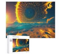 Jigsaw Puzzles 500 PCS for Teenagerss Explosive Cosmic Event on Alien Planet Jigsaw Puzzle DIY Toys A Work of Art Deal As Gifts for The Whole Family 500 PCS