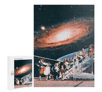 Jigsaw Puzzles 500 PCS for Teenagerss Galactic Journey Vintage Air Travel Jigsaws for Adults Hands-on Game But Fun And Humorous Deal As Gifts for The Whole Family 500 PCS