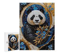 Jigsaw Puzzles 500 PCS for Teenagerss Golden Panda Kintsugi Jigsaws for Adults Hands-on Game But Fun And Humorous Birthday Present, Gifts, 500 PCS
