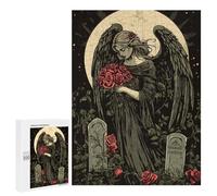 Jigsaw Puzzles 500 PCS for Teenagerss Gothic Angel of Sorrow Jigsaws for Adults Hands-on Game But Fun And Humorous Birthday Present, Gifts, 500 PCS