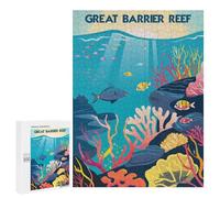 Jigsaw Puzzles 500 PCS for Teenagerss Great Barrier Beauty Jigsaws for Adults Toy Wall Decor Difficult Hard Challenging To Complete 500 PCS