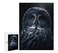 Jigsaw Puzzles 500 PCS for Teenagerss Grey Bart Owl Jigsaw for Adults Anti-Stress Toys Perfect Decoration Stress Reduction Gifts 500 PCS