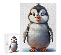 Jigsaw Puzzles 500 PCS for Teenagerss Happy Little Penguin Jigsaws for Adults Hands-on Game But Fun And Humorous Birthday Present, Gifts, 500 PCS