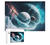 Jigsaw Puzzles 500 PCS for Teenagerss Interstellar Ice Odyssey Jigsaws for Adults Hands-on Game But Fun And Humorous Deal As Gifts for The Whole Family 500 PCS