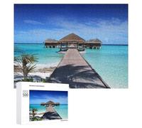 Jigsaw Puzzles 500 PCS for Teenagerss Island Retreat Tropical Paradise Jigsaw Puzzle DIY Toys A Work of Art Deal As Gifts for The Whole Family 500 PCS