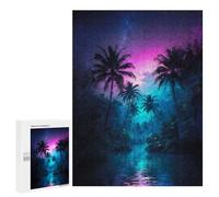 Jigsaw Puzzles 500 PCS for Teenagerss Island Sunset Serenade Jigsaw for Adults Hands-on Game But Fun And Humorous for Birthday, Chrismas 500 PCS