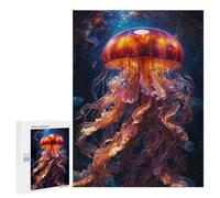 Jigsaw Puzzles 500 PCS for Teenagerss Jellyfish Bloom Jigsaws for Adults Hands-on Game But Fun And Humorous Birthday Present, Gifts, 500 PCS