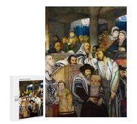 Jigsaw Puzzles 500 PCS for Teenagerss Jews Praying in Synagogue Jigsaw for Adults Hands-on Game But Fun And Humorous for Birthday, Chrismas 500 PCS