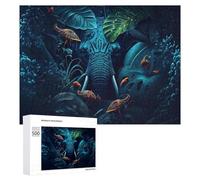 Jigsaw Puzzles 500 PCS for Teenagerss Jungle Elephant Majesty Jigsaw Puzzle DIY Toys A Work of Art Deal As Gifts for The Whole Family 500 PCS