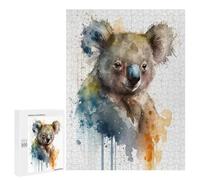 Jigsaw Puzzles 500 PCS for Teenagerss Koala Watercolor Design Jigsaw for Adults Hands-on Game But Fun And Humorous for Birthday, Chrismas 500 PCS