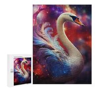 Jigsaw Puzzles 500 PCS for Teenagerss Magical Swan Artwork Jigsaw for Adults Hands-on Game Wall Art Challenging To Complete 500 PCS