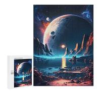 Jigsaw Puzzles 500 PCS for Teenagerss Mystical Planet Oasis Jigsaw for Adults DIY Toys Analysis And Logic Deal As Gifts for The Whole Family 500 PCS