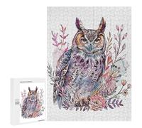 Jigsaw Puzzles 500 PCS for Teenagerss Owl Minimalist Jigsaw for Adults DIY Toys Analysis And Logic Deal As Gifts for The Whole Family 500 PCS