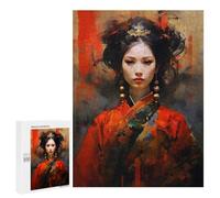 Jigsaw Puzzles 500 PCS for Teenagerss Painted Chinese Royal Girl Puzzles for Adults Fun Games Difficult Hard Challenging To Complete 500 PCS
