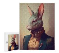 Jigsaw Puzzles 500 PCS for Teenagerss Rabbit Delightful Jigsaws for Adults Hands-on Game But Fun And Humorous Birthday Present, Gifts, 500 PCS