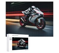Jigsaw Puzzles 500 PCS for Teenagerss Racing Motorcycle Speed Blur Jigsaw Puzzle DIY Toys A Work of Art Deal As Gifts for The Whole Family 500 PCS