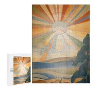 Jigsaw Puzzles 500 PCS for Teenagerss Radiant Celestial Scene Painting Jigsaw for Adults Hands-on Game Wall Art Challenging To Complete 500 PCS