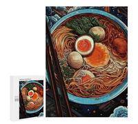 Jigsaw Puzzles 500 PCS for Teenagerss Ramen Bowl Jigsaws for Adults Toy Wall Decor Difficult Hard Challenging To Complete 500 PCS