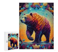 Jigsaw Puzzles 500 PCS for Teenagerss The Slow And Mighty Bear Jigsaw for Adults Hands-on Game Wall Art Challenging To Complete 500 PCS
