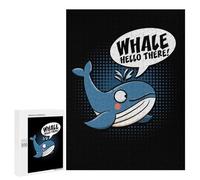 Jigsaw Puzzles 500 PCS for Teenagerss Whale Hello There Jigsaws for Adults Relax Games Precision Cutting Deal As Gifts for The Whole Family 500 PCS