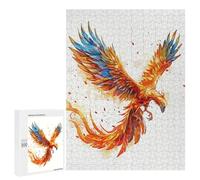 Jigsaw Puzzles 500 PCS Phoenix Minimalist Teenagers Puzzles Relax Games Difficult Challenge Unique Birthday And Xmas Gifts 500 PCS