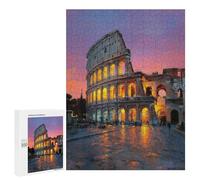 Jigsaw Puzzles 500 PCS Romantic Colosseum Sunset Jigsaw for Teenagers Improve Memory Difficult And Challenge Brainteaser Family Games 500 PCS