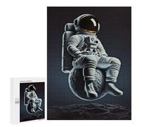 Jigsaw Puzzles 500 PCS Sitting on The Moon Teenagers Puzzles Relax Games Difficult Challenge Unique Birthday And Xmas Gifts 500 PCS