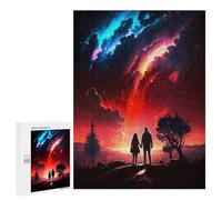 Jigsaw Puzzles 500 PCS Sunset Galaxy Landscape Teenagers Puzzles Relax Games Difficult Challenge Unique Birthday And Xmas Gifts 500 PCS