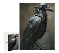 Jigsaw Puzzles 500 PCS The Raven Abstract Metal Teenagers Puzzles Relax Games Difficult Challenge Unique Birthday And Xmas Gifts 500 PCS
