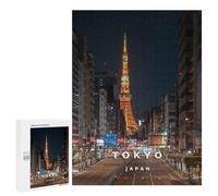 Jigsaw Puzzles 500 PCS Tokyo Tower Teenagers Puzzles Relax Games Difficult Challenge Unique Birthday And Xmas Gifts 500 PCS