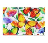 Jigsaw Puzzles 500 Pieces Adults Gifts for White Elephant Game Fun Family Puzzle Animal Painting Colorful Watercolor Butterfly Flowers, 20.5x14.9 Inch