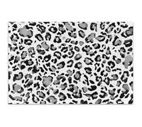 Jigsaw Puzzles 500 Pieces Adults White Elephant Black Grey Leopard Spots Difficult Family Puzzle Floral Art Painting, 20.5x14.9 Inch