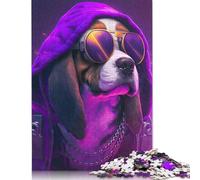 Jigsaw Puzzles 500 Pieces for Adults Art Beagle Hip Hop-styles Puzzle for Adults Cardboard Puzzles Family Games 500pcs (52x38cm)