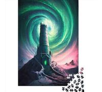 Jigsaw Puzzles 500 Pieces for Adults Aurora Spiral Jigsaw Puzzles 500 Pieces for Adults 500pcs (52x38cm)