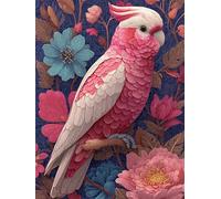 Jigsaw Puzzles 500 Pieces for Adults, Challenging & Brainteasing Adult Jigsaw Puzzles 500 pieces, Difficult Puzzles, For Men/Women Pink Cockatoo