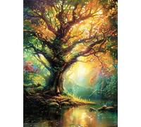 Jigsaw Puzzles 500 Pieces for Adults, Challenging & Brainteasing Adult Jigsaw Puzzles 500 pieces, Difficult Puzzles, For Men/Women Sunlight Tree Nature