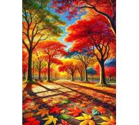 Jigsaw Puzzles 500 Pieces for Adults, Challenging & Brainteasing Adult Jigsaw Puzzles 500 pieces, Difficult Puzzles, For Men/Women Sunlit Autumn Trees